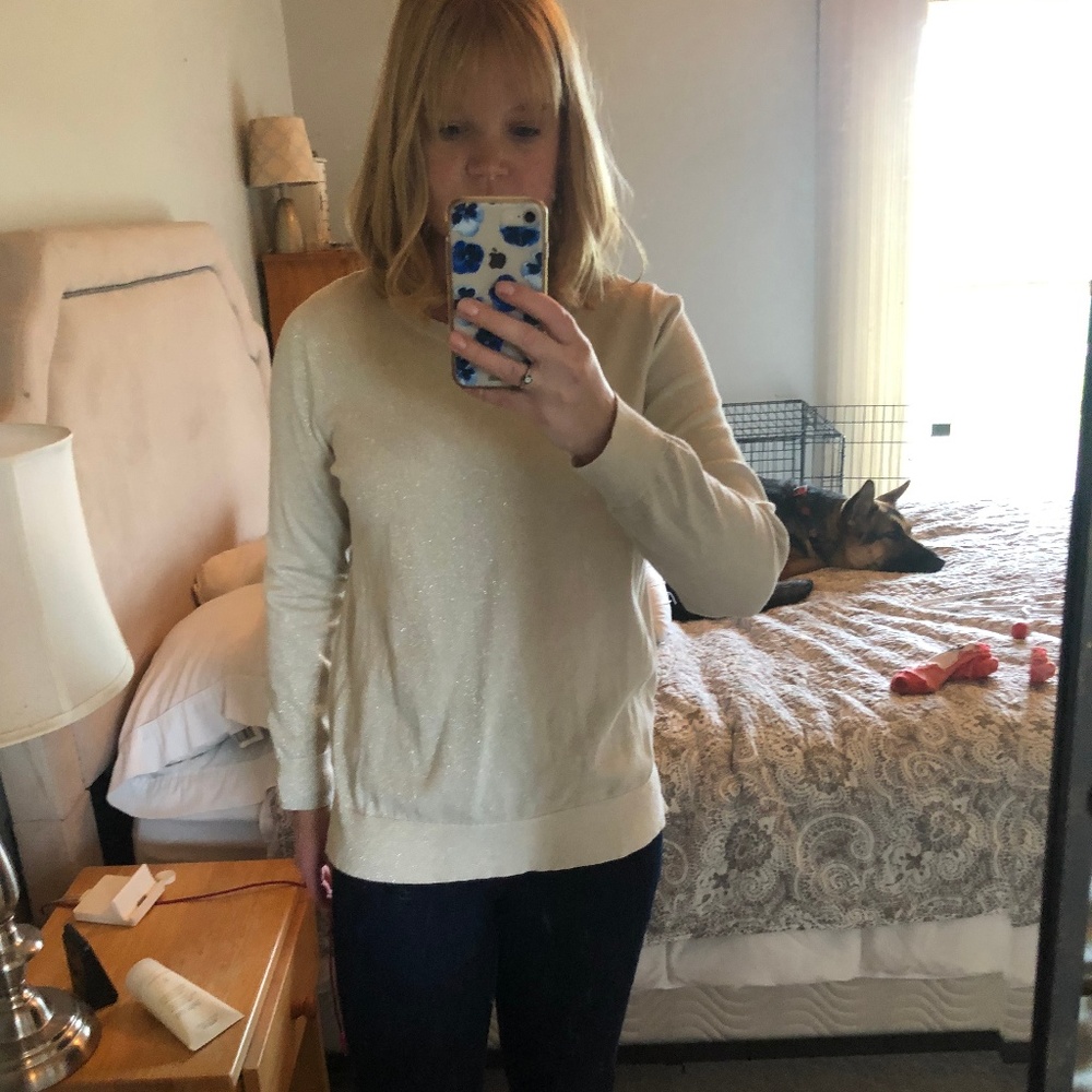 Gold Sparkle Sweater